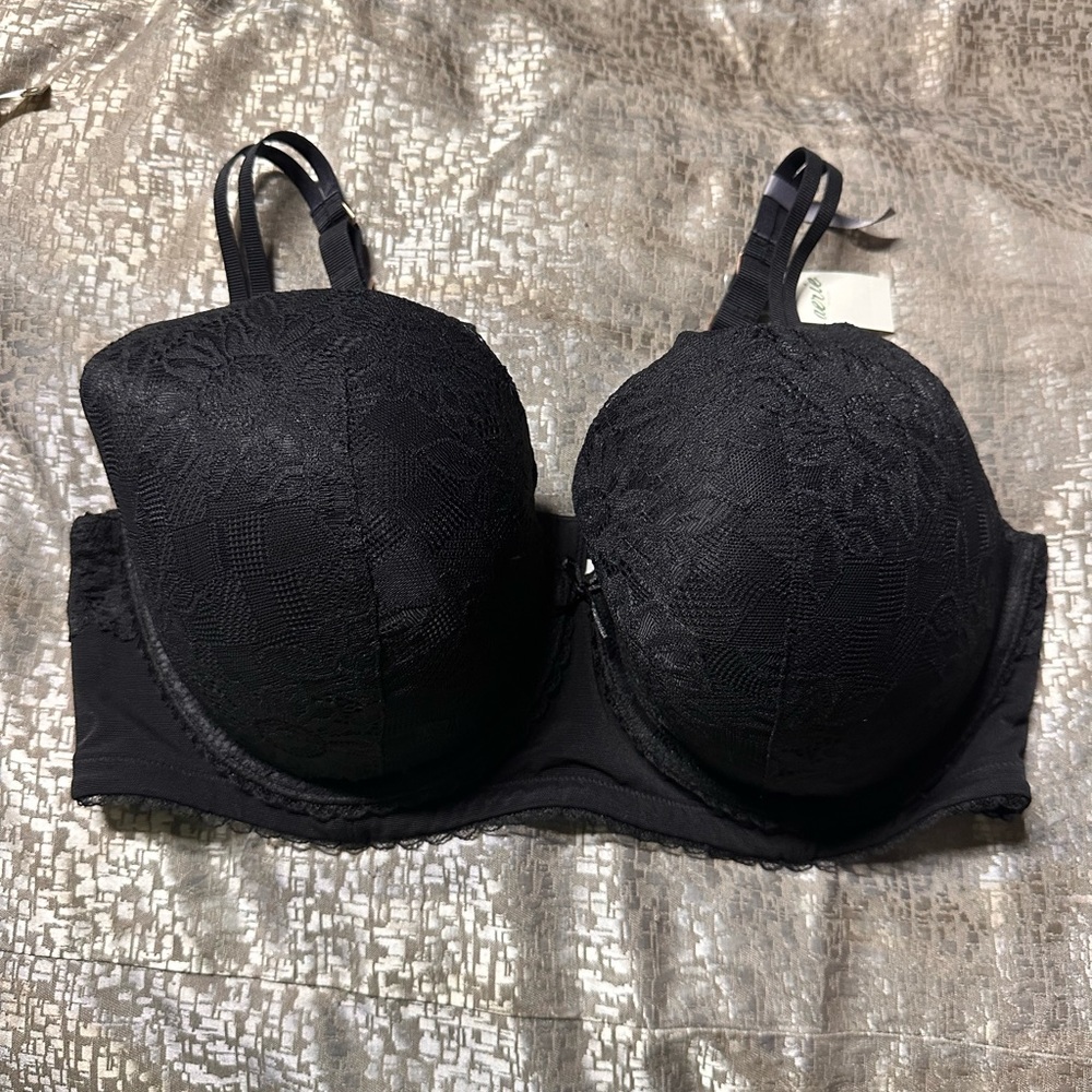 Aerie Elegant Black Lace Bra 40DD
